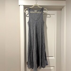 CP Shades Blue Linen dress